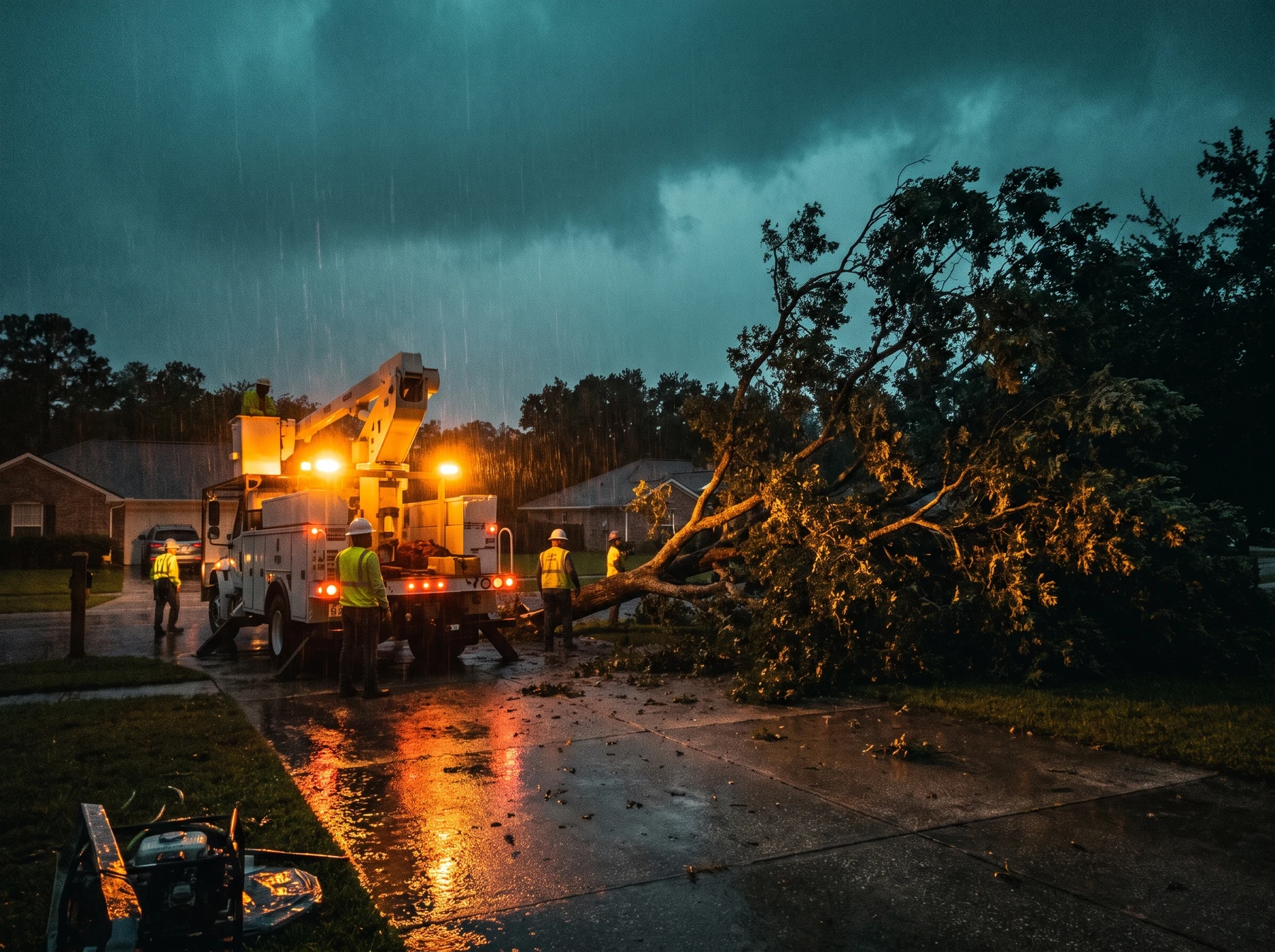 Emergency tree service
